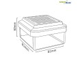 Lampa solarna GreenBlue GB127 na słupek LED 80*80 daszek kopertowy - 1358294