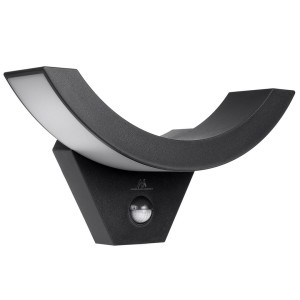 Lampa LED Maclean MCE290 B z czujnikiem ruchu na podczerwień 800lm 10W IP54 czarna