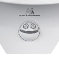 Lampa LED Maclean MCE290 W z czujnikiem ruchu na podczerwień 800lm 10W IP54  biała - 1797460