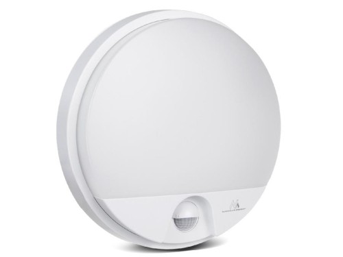 Lampa LED Maclean MCE291 W z czujnikiem ruchu na podczerwień 1100lm 15W IP54 biała - 617254