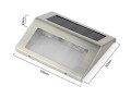 Lampa solarna Maclean MCE119 2LED na ogrodzenie schody Inox - 1875261
