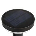 Kinkiet solarny LED Maclean MCE455 B, czujnik, 3 tryby świecenia, IP44, Bateria Li-ion 18650 3,7V 1200 mAh, czarny - 1921260