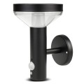Kinkiet solarny LED Maclean MCE455 B, czujnik, 3 tryby świecenia, IP44, Bateria Li-ion 18650 3,7V 1200 mAh, czarny - 1921258