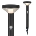 Lampa solarna LED z czujnikiem Maclean MCE465 B, czarna, IP44, 3 tryby świecenia, bateria Li-ion 18650 3,7V 1200 mAh, wbijana - 1921255