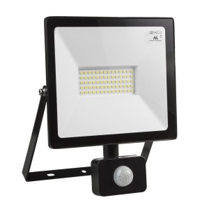 Naświetlacz LED z czujnikiem ruchu Maclean MCE650 WWW slim Warm White 50W, IP44