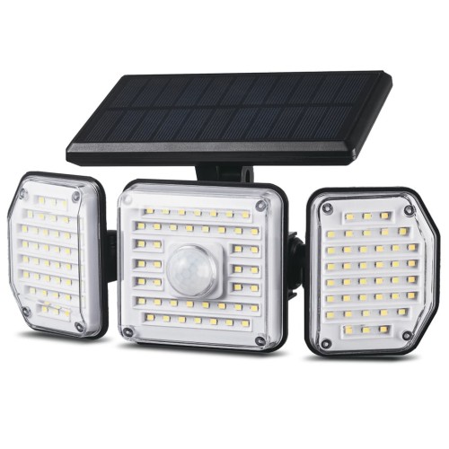 Lampa solarna LED Maclean MCE615 z czujnikiem ruchu  IP65, 4W, 320lm, 4000K, Li-ion 1200 mAh, 3 tryby pracy - 1621809