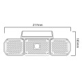Lampa solarna LED Maclean MCE615 z czujnikiem ruchu  IP65, 4W, 320lm, 4000K, Li-ion 1200 mAh, 3 tryby pracy - 1621816