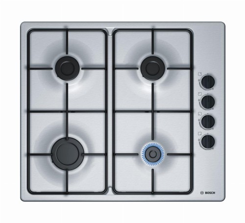 Płyta gazowa BOSCH PBP6B5B80 (4 pola grzejne; kolor srebrny) - 2028492