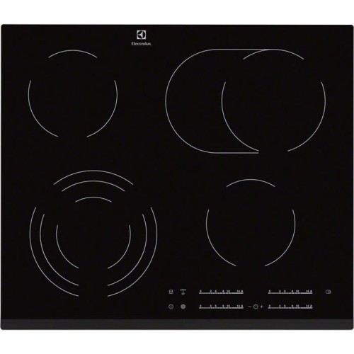 Płyta ceramiczna Electrolux EHF6547FXK (4 pola grzejne; kolor czarny) - 1602329