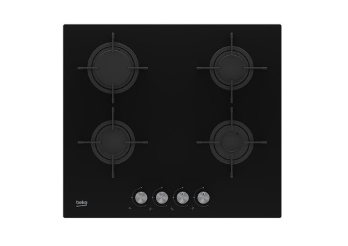Płyta gazowa Beko HILG64220S (4 pola grzejne; kolor czarny) - 709957