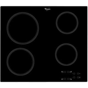 Whirlpool AKT 801/NE płyta kuchenna Czarny Wbudowany 58 cm Płyta ceramiczna 4 stref(y)