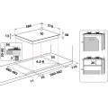 Płyta gazowa INDESIT THP 641 IX/I - 1549948
