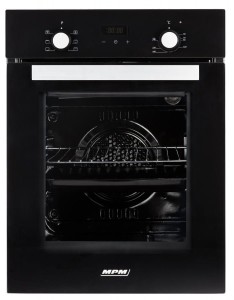 Piekarnik elektryczny do zabudowy MPM-45-BO-20 czarny, 45 cm, termoobieg, AQUA CLEAN