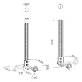 Uchwyt na soundbar do TV Maclean MC-914 max.15kg czarny - 1643871
