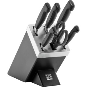 Zestaw noży samoostrzących ZWILLING Four Star 35145-007-0 7 elementów czarny