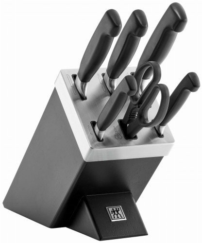 Zestaw noży samoostrzących ZWILLING Four Star 35145-007-0 7 elementów czarny - 2291634