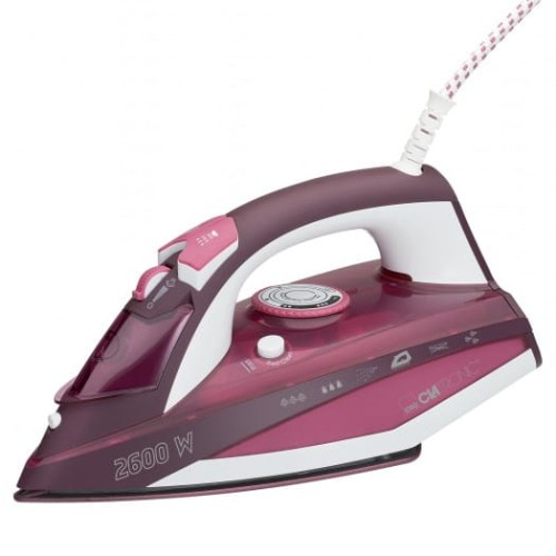 Żelazko parowe Clatronic DB 3705 (2600W; kolor różowy) - 1783852