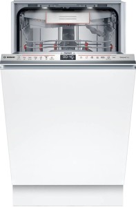Zmywarka do zabudowy BOSCH SPV6EMX05E 45 cm, klasa energ. C, Silence Plus 44 dB, Dwa ramiona zraszające DuoPower, Asystent Dozowania, Funkcja Strefa Intensywna, TimeLight