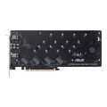 Kontroler ASUS Hyper M.2 PCIe 4.0 x16, 4x M.2 NVMe (2242/2260/2280/22110) GEN 4 (WYPRZEDAŻ) - 2306384