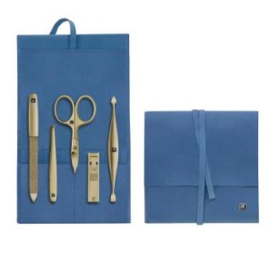Zestaw do manicure ZWILLING 97716-008-0 Twinox – niebieskie etui, 5 elementów