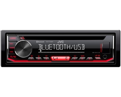 Radioodtwarzacz samochodowy JVC KD-T702BT (Bluetooth, CD + USB + AUX) - 1144715