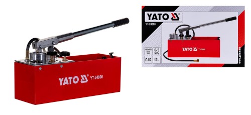 Pompa ręczna do prób ciśnieniowych YT-24800 YATO - 2283727