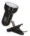 Lampka na biurko mocowana na klips kolor czarny metalowa duży gwint E27 - 1127720