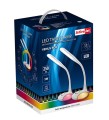 Nowoczesna lampka na biurko wielokolorowa RGB LED Activejet VENUS RGB biała z funkcją oświetlenia nocnego - 1412865