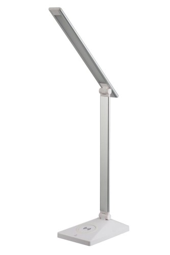 Nowoczesna lampka na biurko LED Activejet PULSAR 2 biała z funkcją szybkiego ładowana bezprzewodowego urządzeń - 2160072