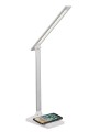 Nowoczesna lampka na biurko LED Activejet PULSAR 2 biała z funkcją szybkiego ładowana bezprzewodowego urządzeń - 2160073
