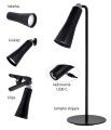 Lampka wielofunkc LED Activejet AJE-IDA 4in1 czarna - 1863189