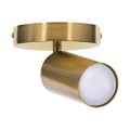 Kinkiet pojedynczy złoty sufitowy ścienny Activejet SPECTRA reflektor GU10 do salonu - 1140807
