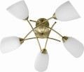 Żyrandol klasyczna lampa sufitowa wisząca Activejet NIKITA Patyna 5xE27 do salonu - 927191