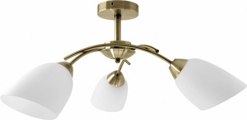 Żyrandol klasyczna lampa sufitowa wisząca Activejet NIKITA Patyna potrójna 3xE27 do salonu - 927186