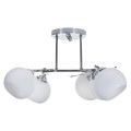 Żyrandol klasyczna lampa sufitowa wisząca Activejet IRMA Nikiel 5xE27 do salonu - 927010