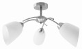 Żyrandol klasyczna lampa sufitowa wisząca Activejet NIKITA Nikiel potrójna 3xE27 do salonu - 927181
