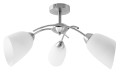 Żyrandol klasyczna lampa sufitowa wisząca Activejet NIKITA Nikiel potrójna 3xE27 do salonu - 1151421