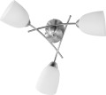 Żyrandol klasyczna lampa sufitowa wisząca Activejet NIKITA Nikiel potrójna 3xE27 do salonu - 927182