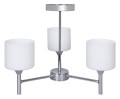 Żyrandol klasyczna lampa sufitowa wisząca Activejet MIRA Chrom potrójna 3xE27 do salonu - 776512