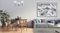 Żyrandol klasyczna lampa sufitowa wisząca Activejet MIRA Chrom potrójna 3xE27 do salonu - 776514