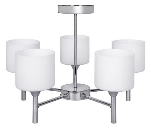 Żyrandol klasyczna lampa sufitowa wisząca Activejet MIRA Chrom 5xE27 do salonu (WYPRZEDAŻ) - 2306960