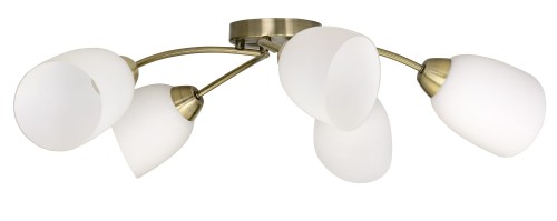 Żyrandol klasyczna lampa sufitowa wisząca Activejet BENITA Patyna 5xE27 do salonu - 1552082