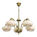 Żyrandol klasyczna lampa sufitowa wisząca Activejet RITA Patyna 5xE27 do salonu - 1063397