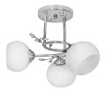 Żyrandol klasyczna lampa sufitowa wisząca Activejet IRMA Nikiel potrójna 3xE27 do salonu - 2252386