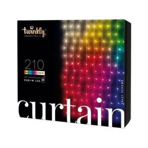 Inteligentna Kurtyna LED Twinkly 210 RGB+W 2,1m