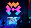 Twinkly Candies – 100 Lampki w kształcie świeczki RGB LEDs, zielony przewód, USB-C - 2160774