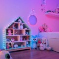 Twinkly Candies – 100 Lampki w kształcie świeczki RGB LEDs, zielony przewód, USB-C - 2160776