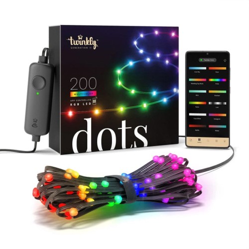 Inteligentne lampki Twinkly Dots 200 RGB 10 m - 1645724