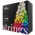 Twinkly Strings – 250 RGB+W Ciąg świetlny, przezroczysty przewód, typ wtyczki F - 2160788