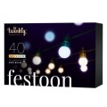Twinkly Girlanda Lampki 40 LED AWW czarny przewód Plug F (EU typu) 20 m - 2160798